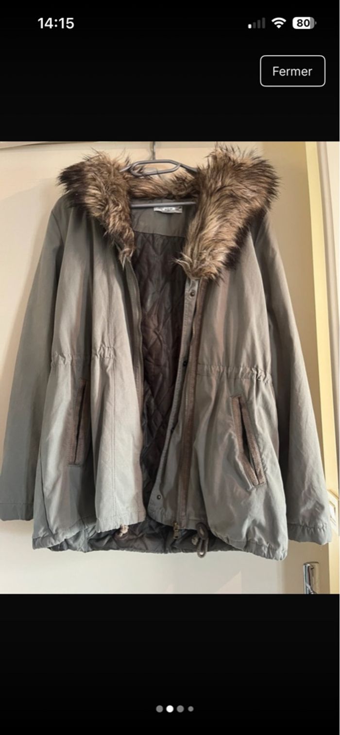 Manteau femme avec fourrure - photo numéro 4