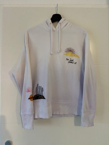 Pull Scotch & Soda blanc lila taille XS