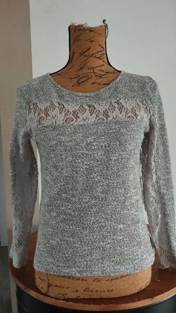 Tee shirt manches longues  gris  taille s  arkitech