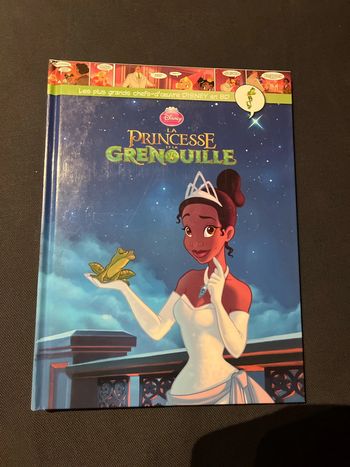 Bande dessinée pour enfants Disney la princesse et la grenouille
