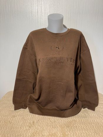 Sweat marron Vancouver Kiabi - Taille L