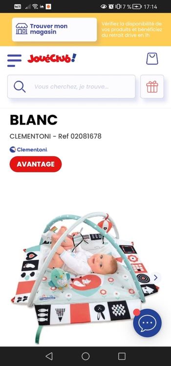 Tapis d'éveil CLEMENTONI