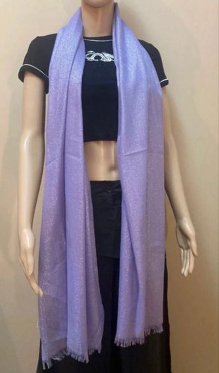Foulard - Couleur Lilas - photo numéro 5