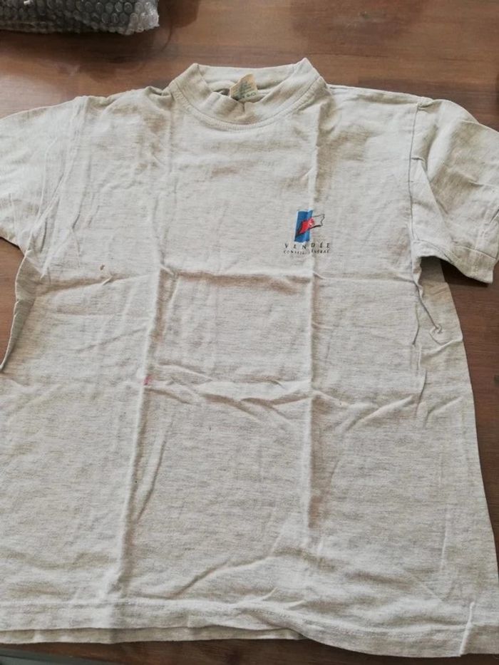T shirt uni gris clair ,gris chiné