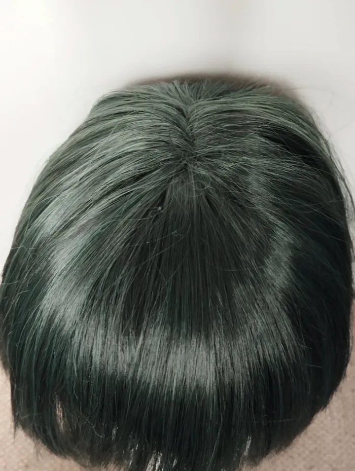 Wig / perruque vert foncé - photo numéro 2