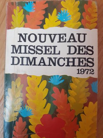 Nouveau missel des dimanches 1972