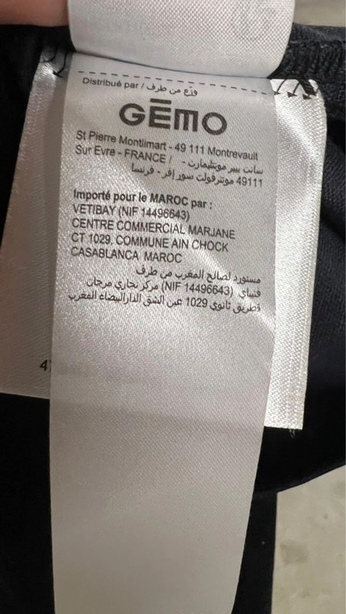 Jupe femme taille 38 effet velours parfait état gemo - photo numéro 4