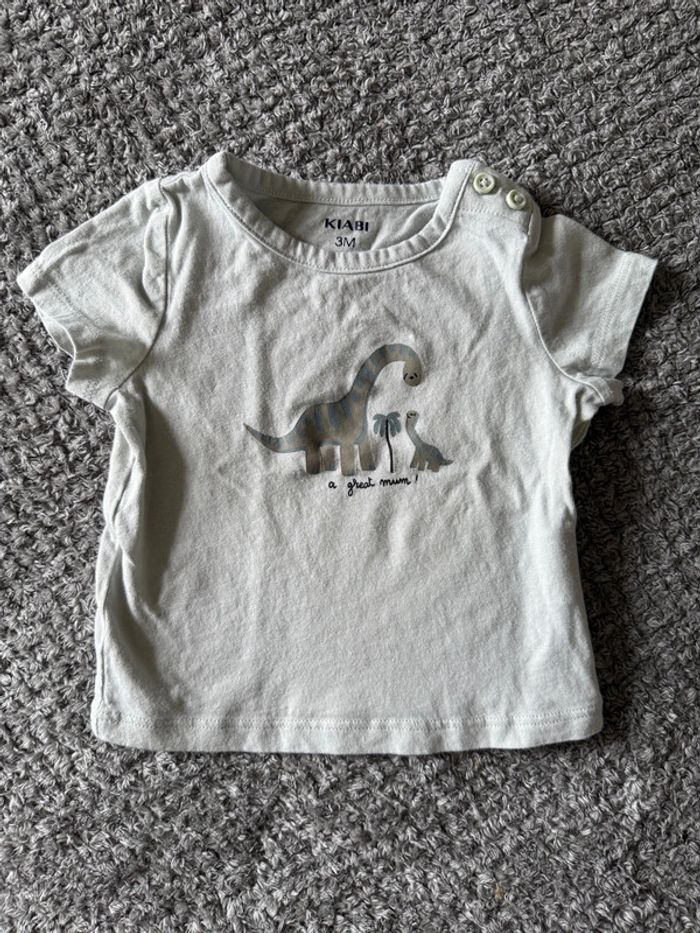 T-shirt imprimer dinosaures (3mois)