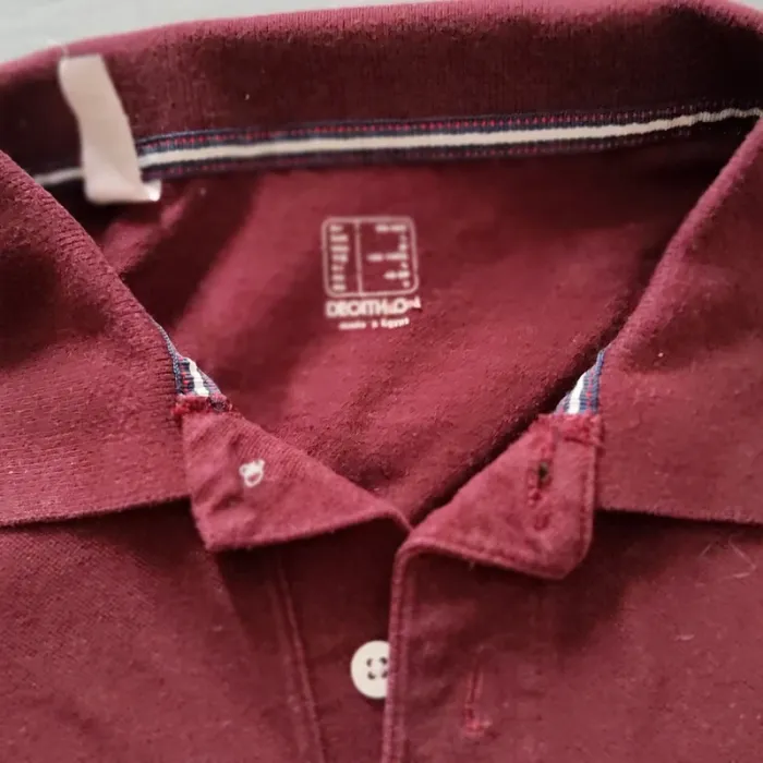 Polo bordeaux Decathlon - photo numéro 3
