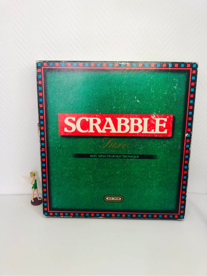 Scrabble de luxe avec minuteur électronique