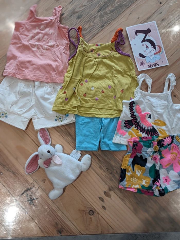 Lot tenues été bébé 3mois