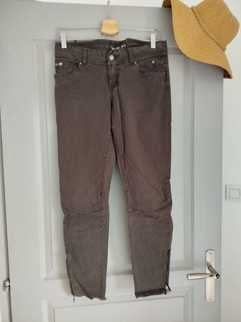 Pantalon 7/8 ème marron DDP 38
