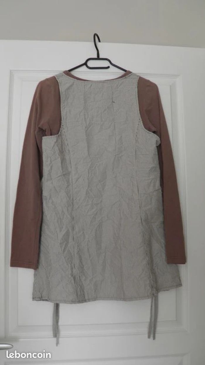 Tunique beige manches longues taille 38 Kwoman - photo numéro 2