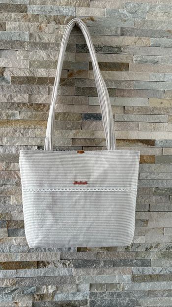Sac en velours côtelé