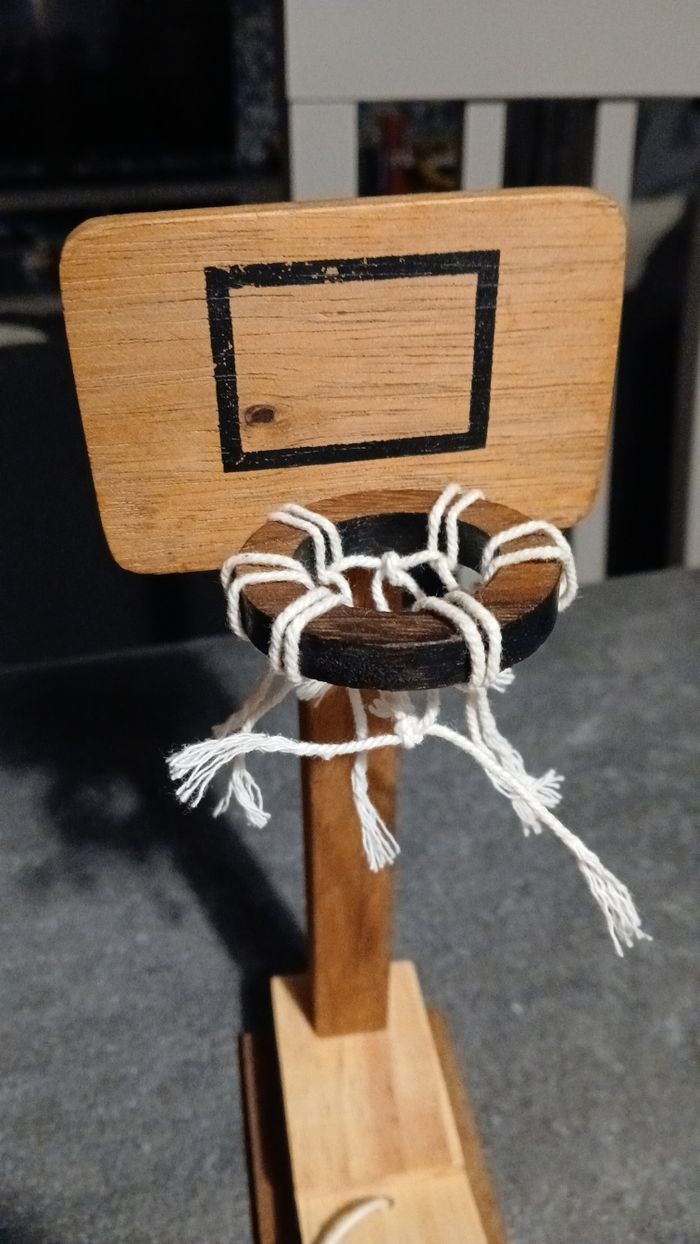 Panier de basket bois - photo numéro 4