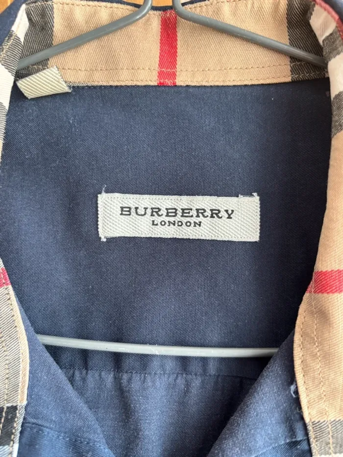 Chemise Marine Burberry - photo numéro 3