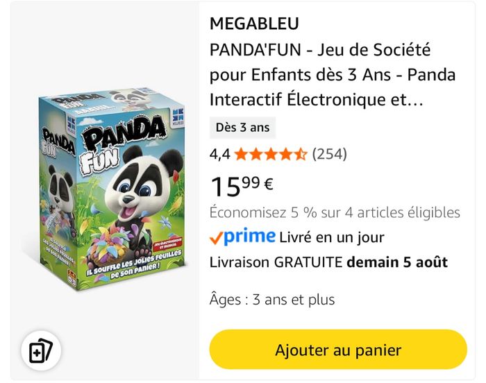 Jeu Panda Fun 🐼