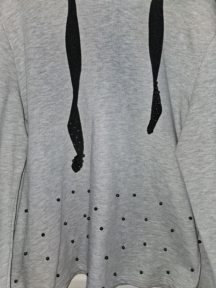 Pull à capuche perlés Promod - photo numéro 2