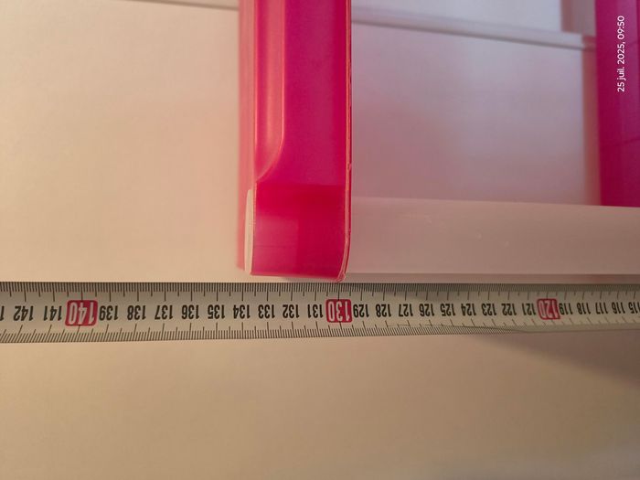 Etagère plastique rose 4 niveaux TBE - photo numéro 2
