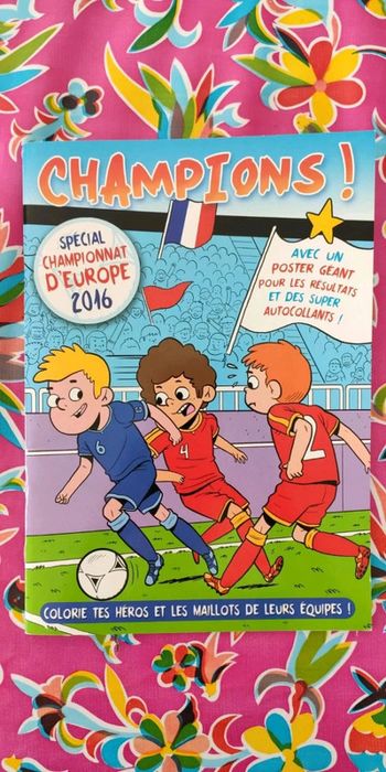 Coloriage football avec autocollants
