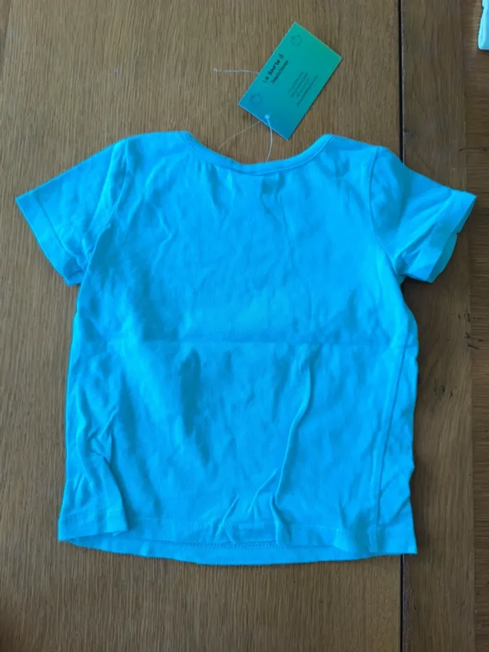 314632 Tee-shirt MC bleu garçon 18 mois disney - photo numéro 2