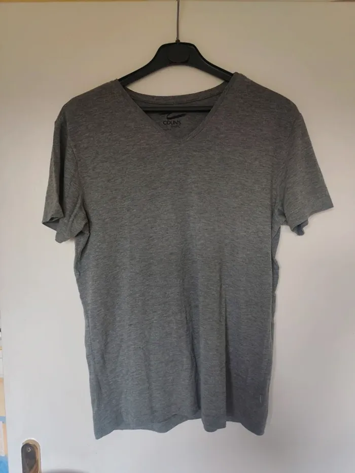 Tshirt gris col V Colin's