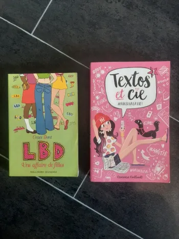 Lot de 2 romans pour adolescentes en très bon état