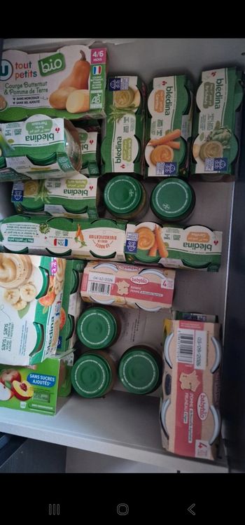 Pots légumes et compotes