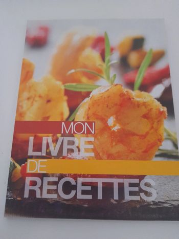 Mon livre de recettes