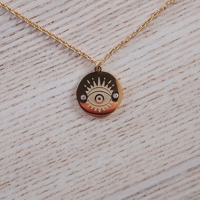 Collier talisman à œil Grec - photo numéro 3