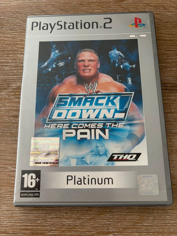Jeu Smack Down Here Comes The Pain ps2