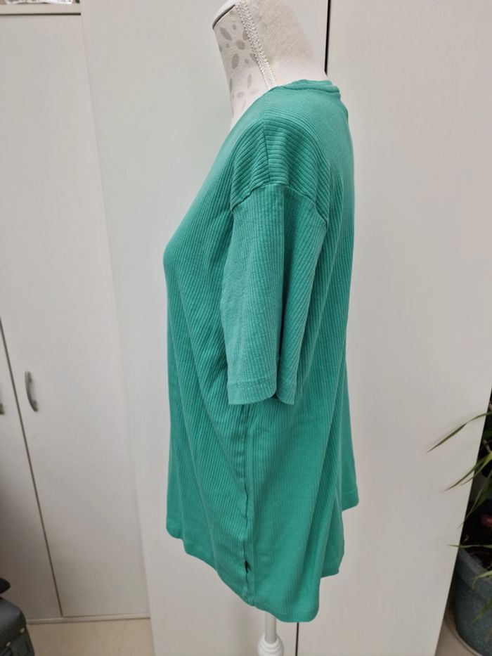 T-Shirt Vert Emeraude Via Cortesa Adler - photo numéro 4