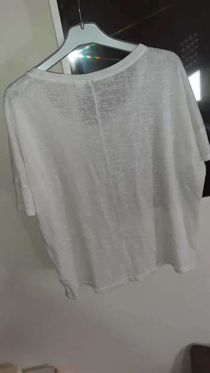 Tshirt oversize blanc - photo numéro 4