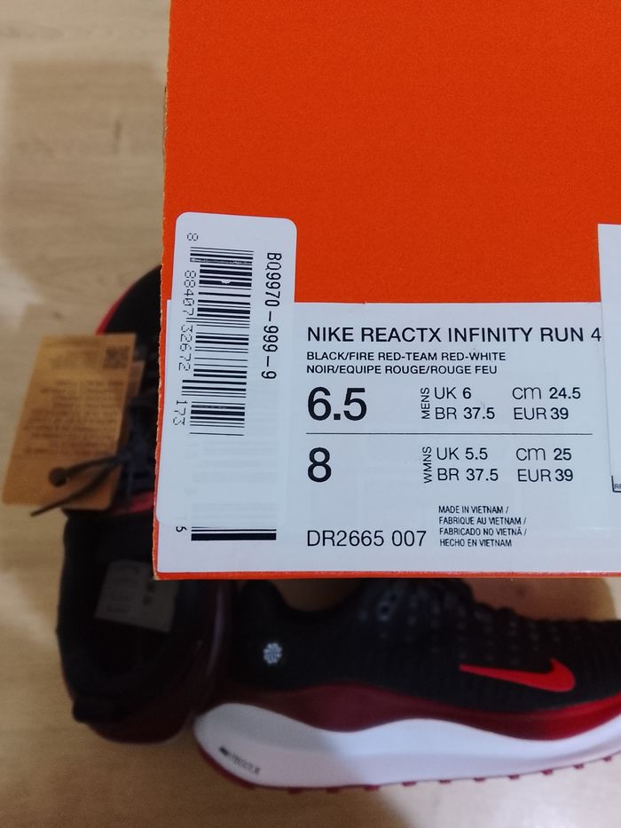 Nike reactx infinity run 4 taille 39 - photo numéro 10