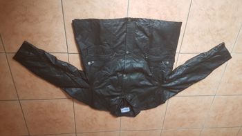Veste aspect cuir femme 54 noire Saturne