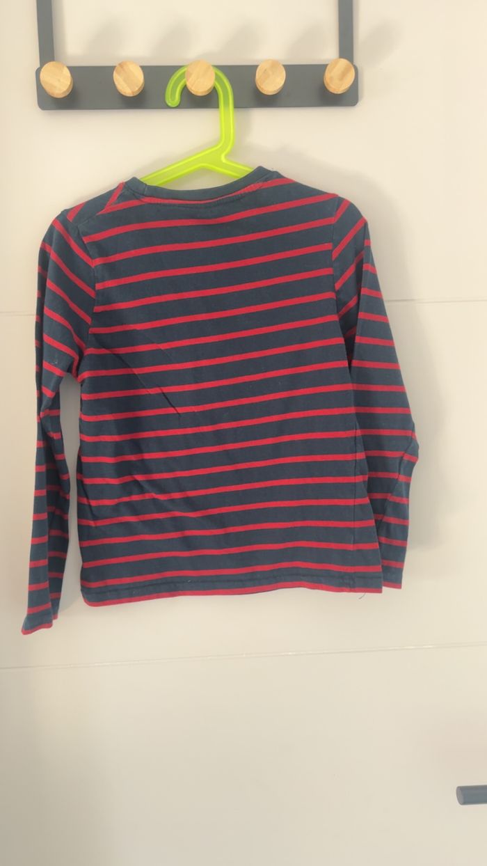 Lot 2 tee-shirts manches longues Kiabi – Taille 8 ans - photo numéro 5