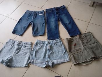 Lot shorts et bermudas fille 14 ans et 34
