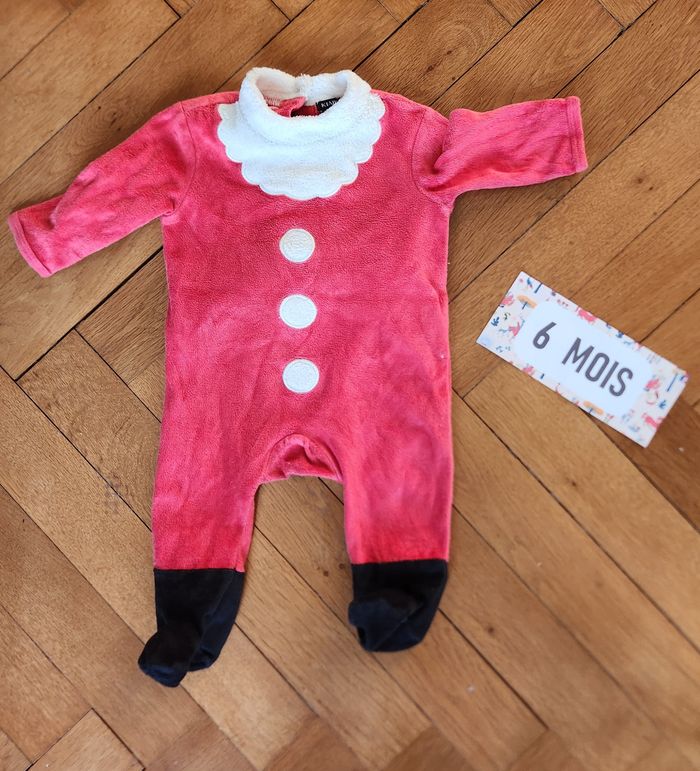 Costume pyjama Noël 6M