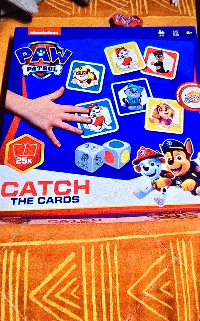 Jeux carte pat patrouille