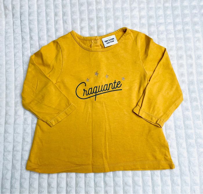 Tee-shirt fille 12 mois, TAO