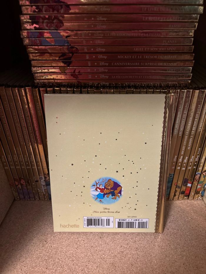Livre Disney, mes Petit, livre d or la Belle et la bête, le Noël, enchanté - photo numéro 2