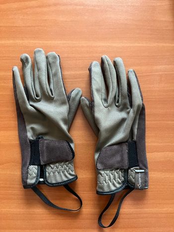 Gants d’équitation taille enfant Fouganza