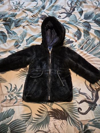 Manteau fille reversible