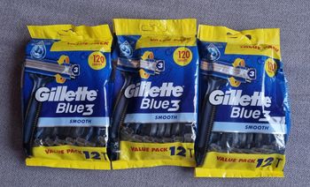 Gilette blue3 , 3 paquets