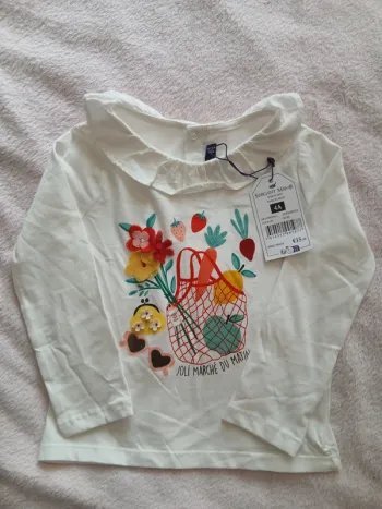 Tee-shirt ML neuf Sergent Major 4 ans