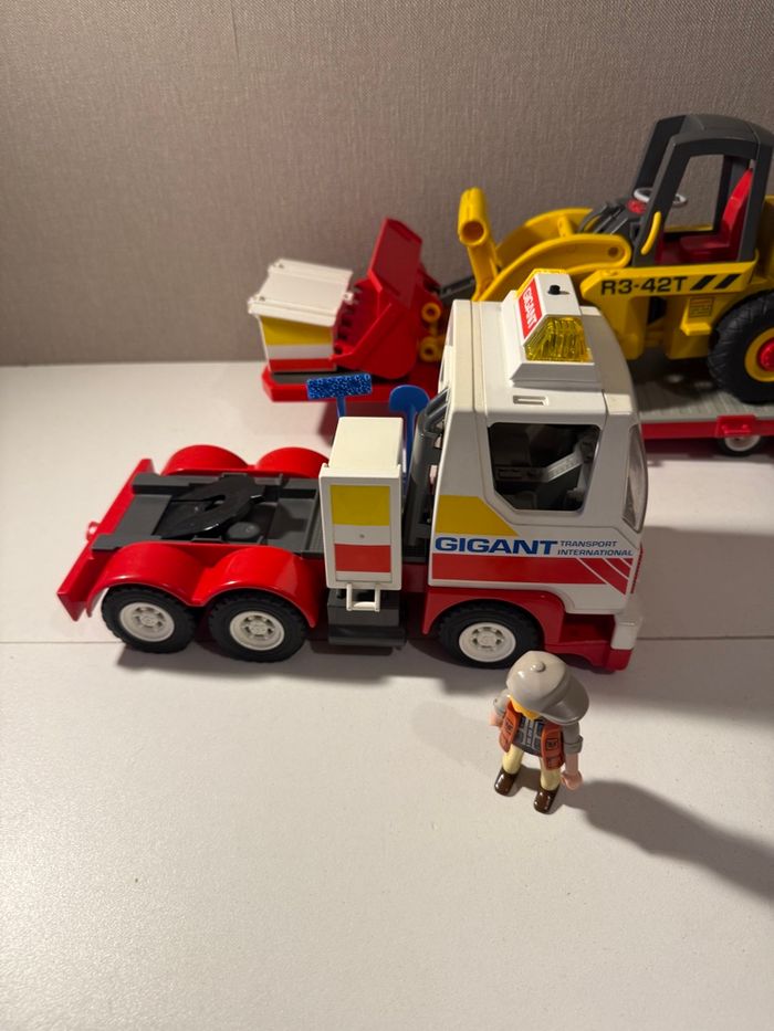 Camion porte char bulldozer Playmobil - photo numéro 7