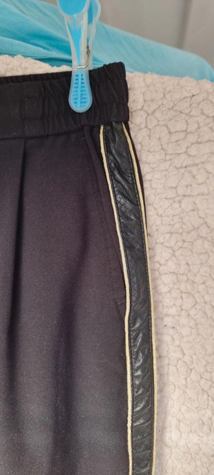 Pantalon carotte ceinturé femme - photo numéro 4