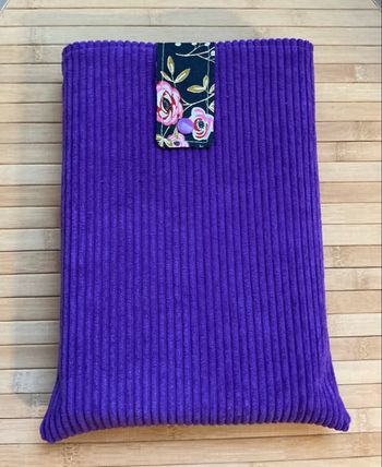 Pochette pour livre broché 28X21 violet