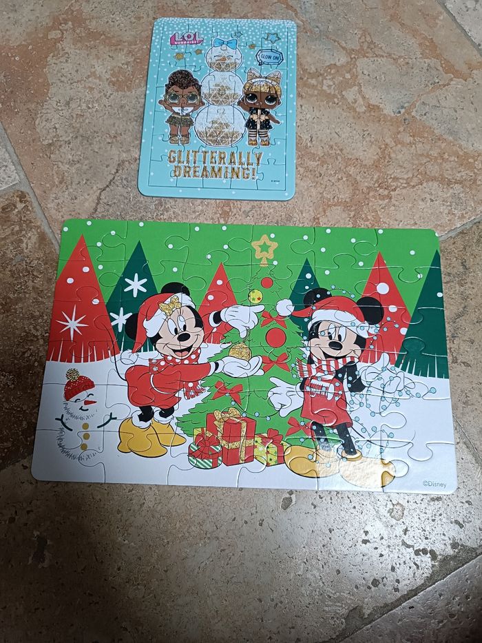Lot de 2 puzzles 35 et 36 pièces