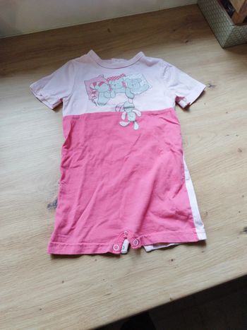 Grenouillère été rose 18 mois bébé rêve très bon état